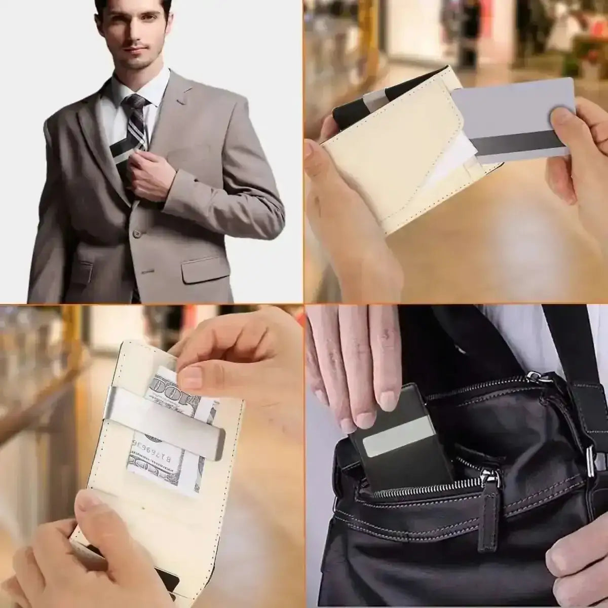 Unisex PU Leather Wallet RFID Blocking Cartsfy Inc.