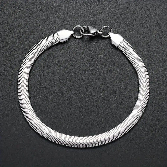 Unisex Stainless Steel Snake Chain Bracelet Cartsfy Inc.