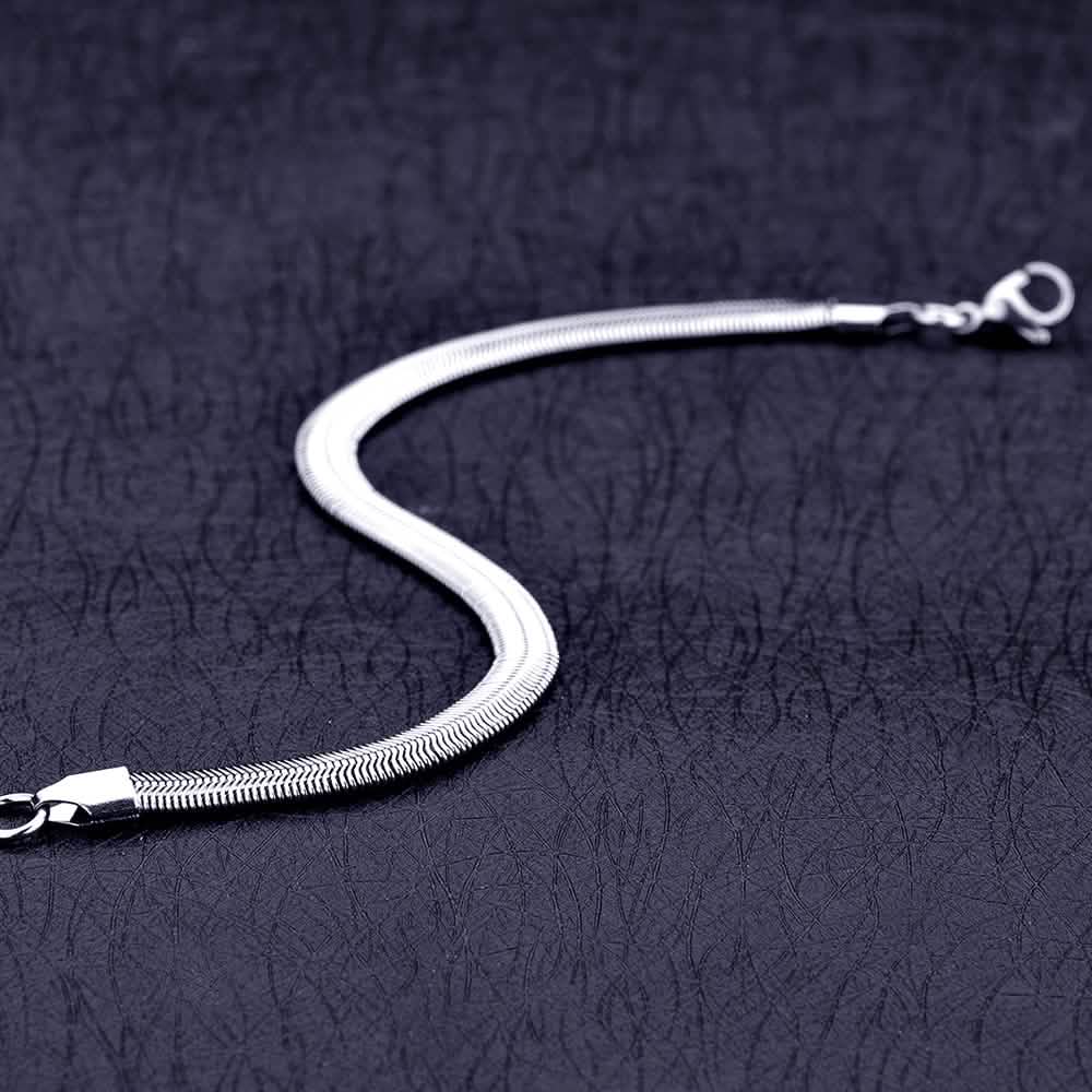 Unisex Stainless Steel Snake Chain Bracelet Cartsfy Inc.