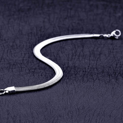 Unisex Stainless Steel Snake Chain Bracelet Cartsfy Inc.