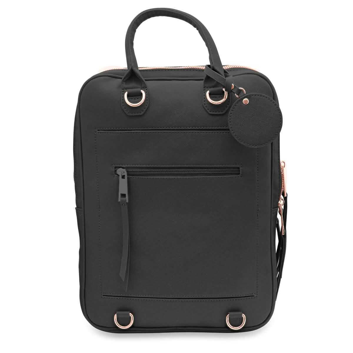 Unisex Super Soft Premium Vegan Leather Travel Backpack with 6 Compartment - Cartsfy Inc.