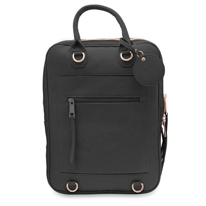 Unisex Super Soft Premium Vegan Leather Travel Backpack with 6 Compartment - Cartsfy Inc.