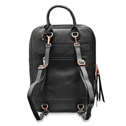 Unisex Super Soft Premium Vegan Leather Travel Backpack with 6 Compartment - Cartsfy Inc.