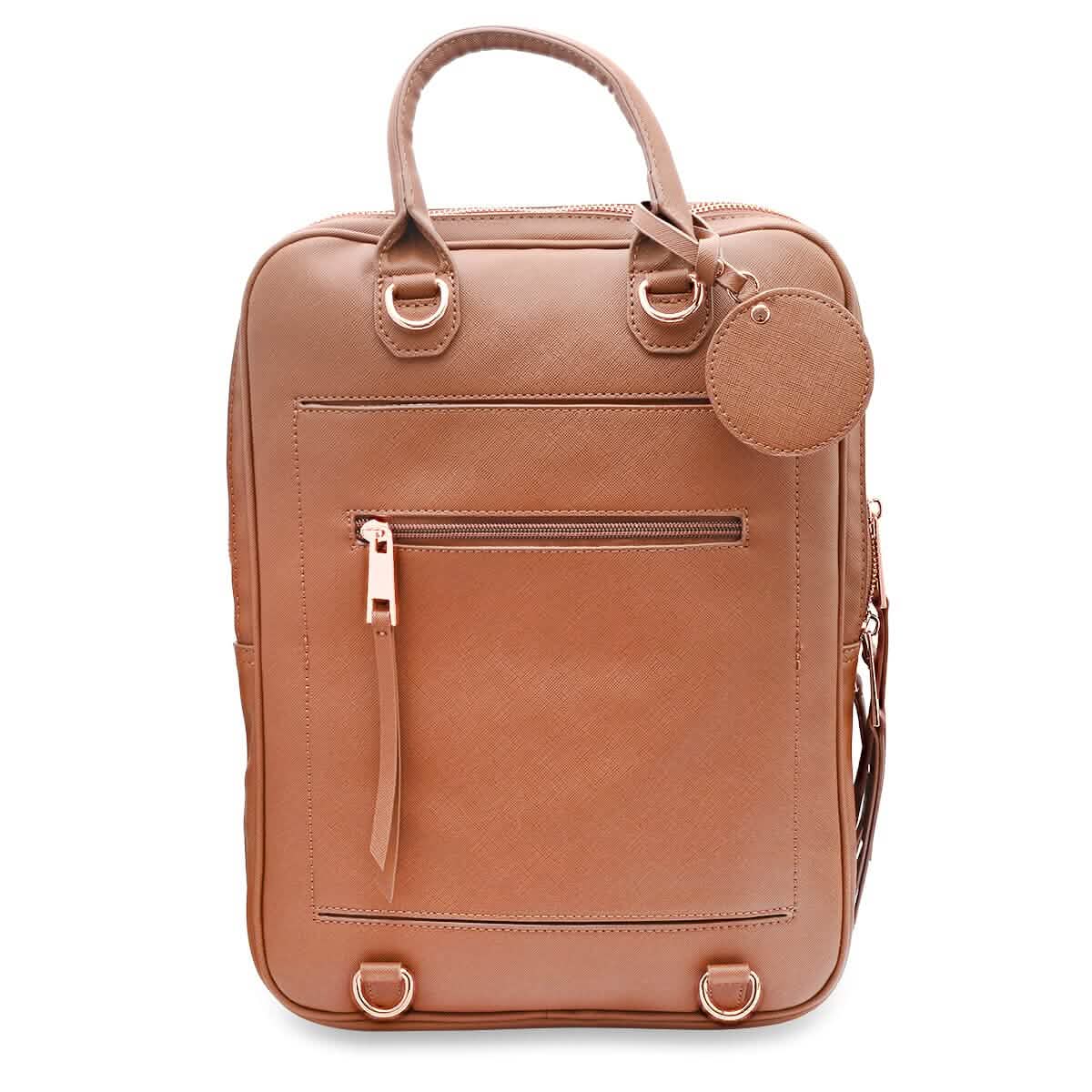 Unisex Super Soft Premium Vegan Leather Travel Backpack with 6 Compartment - Cartsfy Inc.