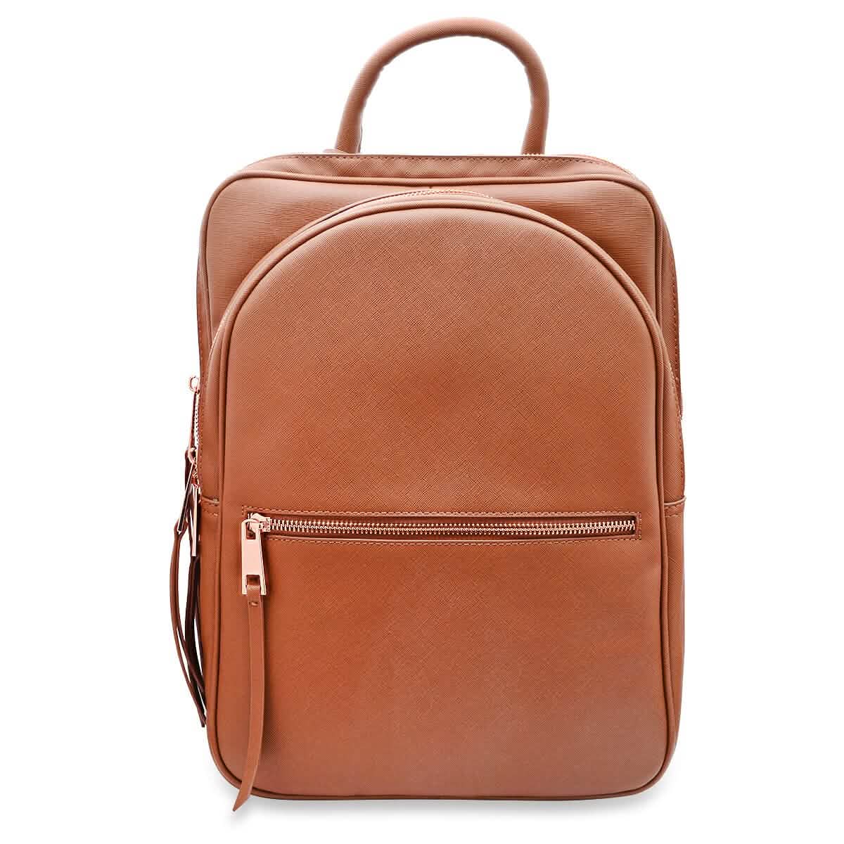 Unisex Super Soft Premium Vegan Leather Travel Backpack with 6 Compartment - Cartsfy Inc.