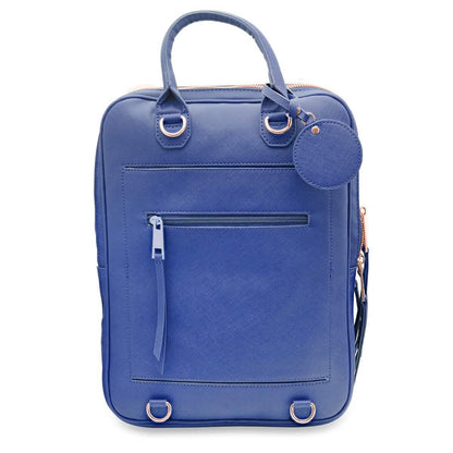 Unisex Super Soft Premium Vegan Leather Travel Backpack with 6 Compartment - Cartsfy Inc.