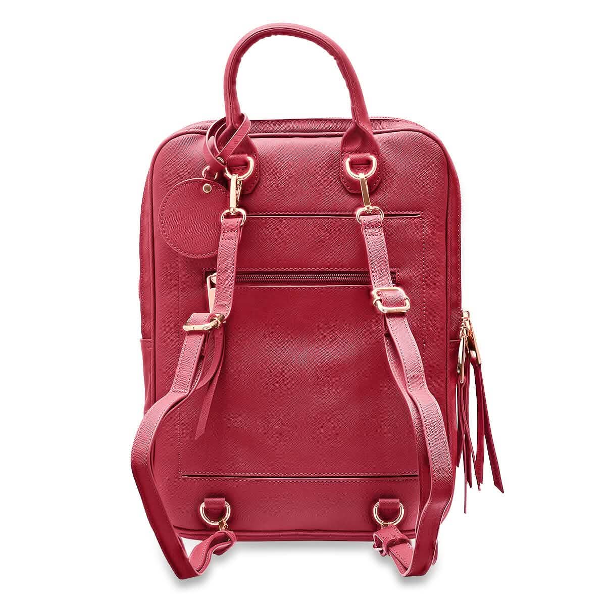 Unisex Super Soft Premium Vegan Leather Travel Backpack with 6 Compartment - Cartsfy Inc.