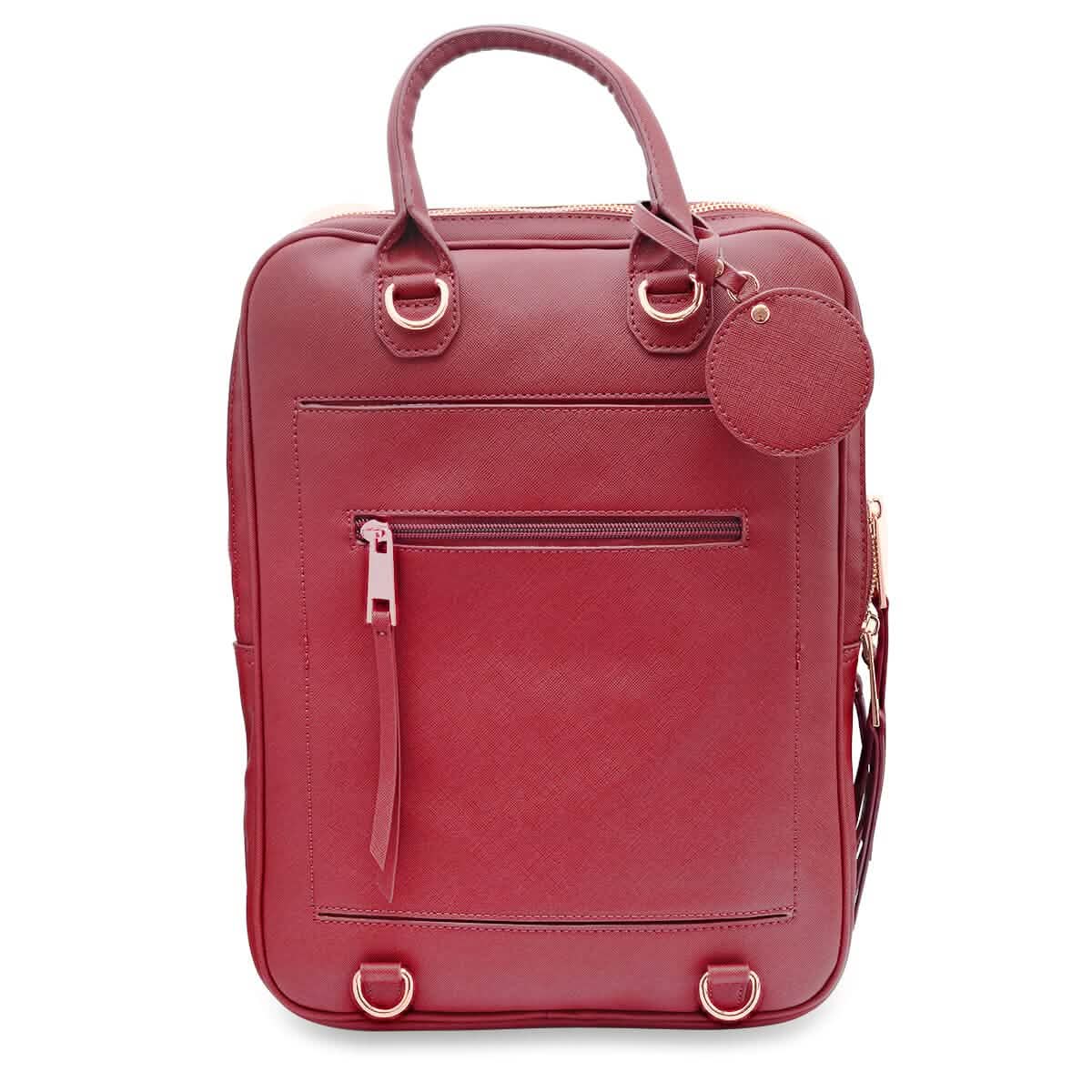 Unisex Super Soft Premium Vegan Leather Travel Backpack with 6 Compartment - Cartsfy Inc.
