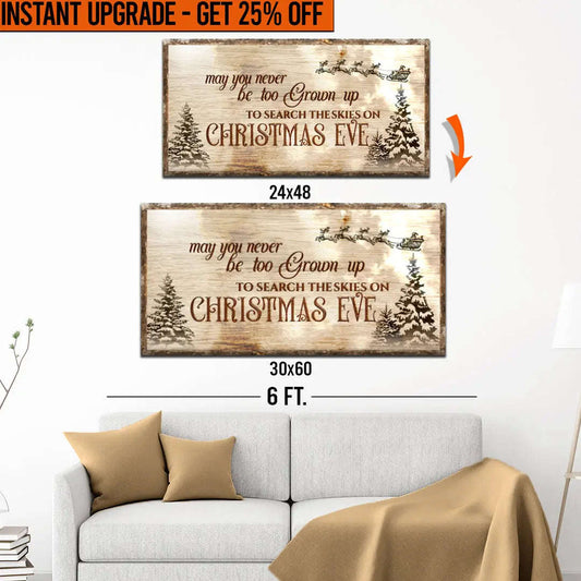 Upgrade Your 48x24 Inches 'Christmas Eve Farmhouse' (Style 2) Canvas To 60x30 Inches Tailored Canvases Default Title Default Title-