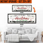 Upgrade Your 'Christmas Sign' (Style 2) Canvas To 20x60 Inches Tailored Canvases Default Title Default Title-
