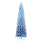 6/7 Feet Snow-flocked Artificial Christmas Tree with 220/290 Warm White LED Lights