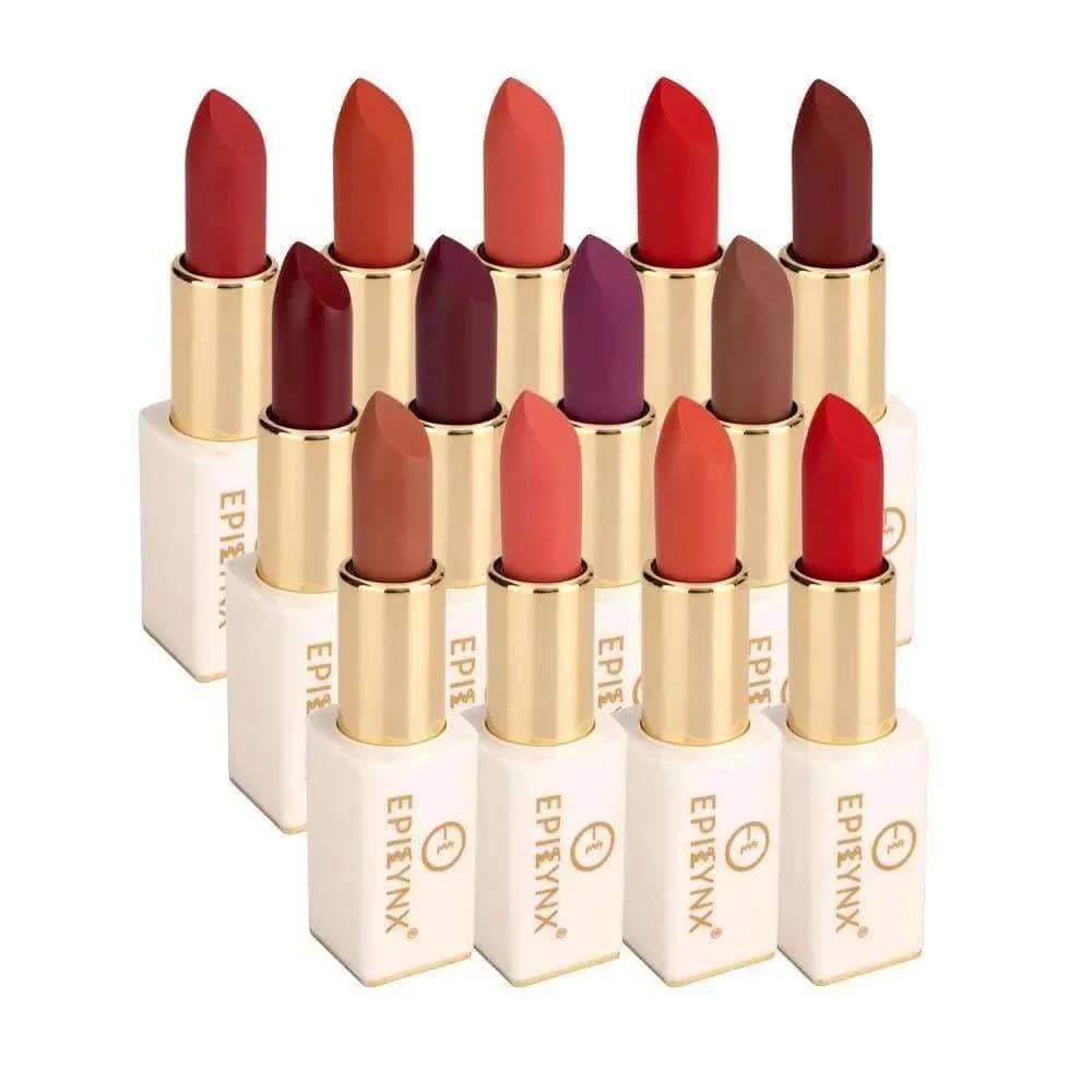 Vegan Matte Lipstick – Hydrating, Long-Wear, Magnetic Case EpiLynx 3 5 7 3-5-7-10-11-13-