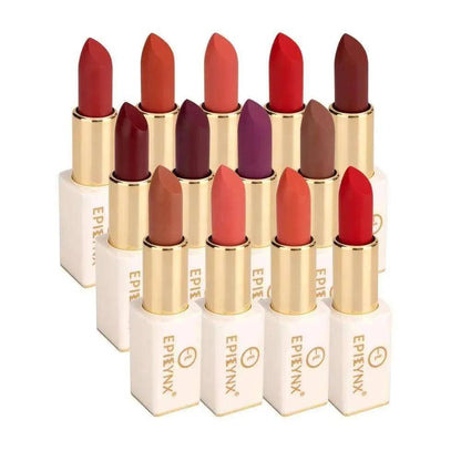 Vegan Matte Lipstick – Hydrating, Long-Wear, Magnetic Case EpiLynx 3 5 7 3-5-7-10-11-13-