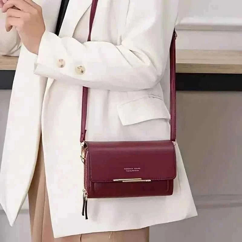 Vegan Messenger Bag – Lightweight Large Shoulder Bag with Detachable Organizer Cartsfy Inc.