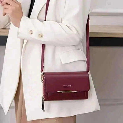 Vegan Messenger Bag – Lightweight Large Shoulder Bag with Detachable Organizer Cartsfy Inc.