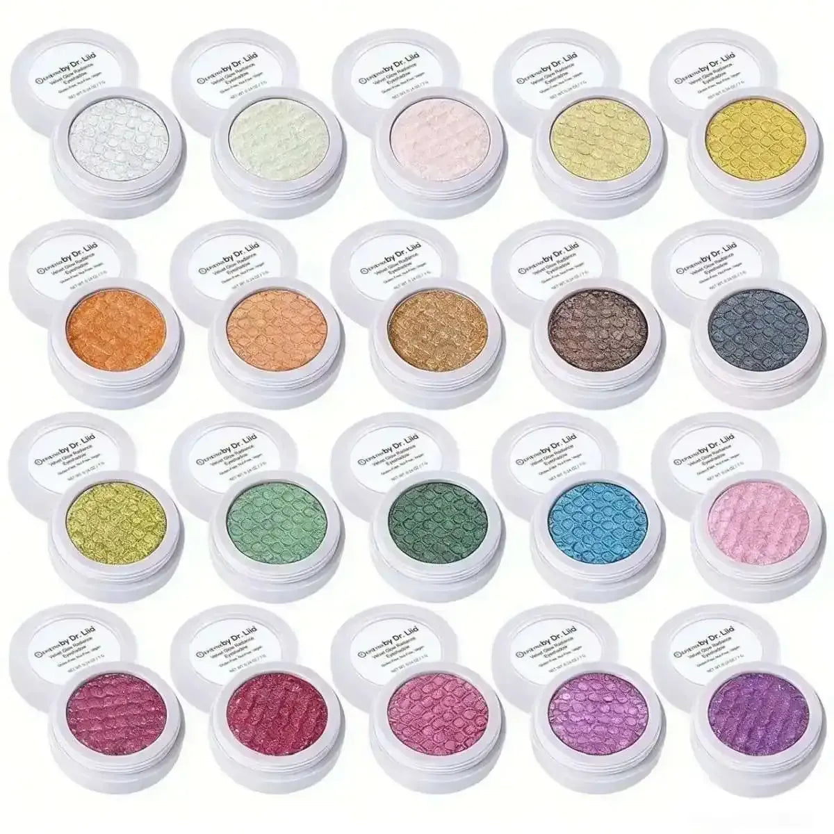 Velvet Glow Radiance Eyeshadow - Vegan, Gluten-Free, Nut-Free, Egg-Free EpiLynx #1 Lumire #2 Vespera #3 Kaelis #1 Lumire-#2 Vespera-#3 Kaelis-#4 Zephyra-#5 Nyxium-#6 Astrale-#7 Crylene-#8 Elyzia-#9 Ravelle-#10 Solinae-#11 Luminax-#12 Glissyn-#13 Prismyx-#14 Aurixis-#15 Velarex-#16 Krystix-#17 Nebulon-#18 Opalix-#19 Fluorix-#20 Cromyx-