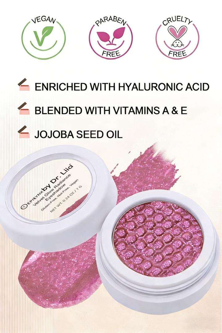 Velvet Glow Radiance Eyeshadow - Vegan, Gluten-Free, Nut-Free, Egg-Free Cartsfy Inc.