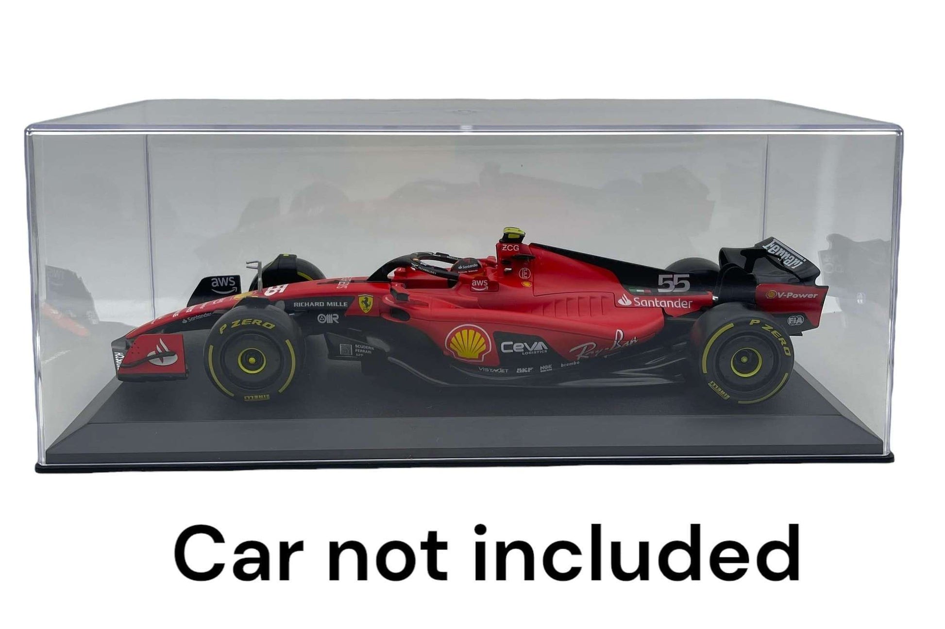 Vetrina Display Case Plexi-Glass with Black Base 1:18 STM Diecast Default Title Default Title-