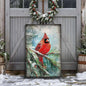 Vintage Cardinal Christmas Wall Art Tailored Canvases 18x12 inch Medium Premium Gallery Wrapped 24x16 inch Large Premium Gallery Wrapped 36x24 inch Extra Large Premium Gallery Wrapped 18x12 inch Medium Premium Gallery Wrapped-24x16 inch Large Premium Gallery Wrapped-36x24 inch Extra Large Premium Gallery Wrapped-