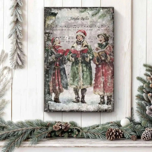 Vintage Christmas Carolers Wall Art II Cartsfy Inc.