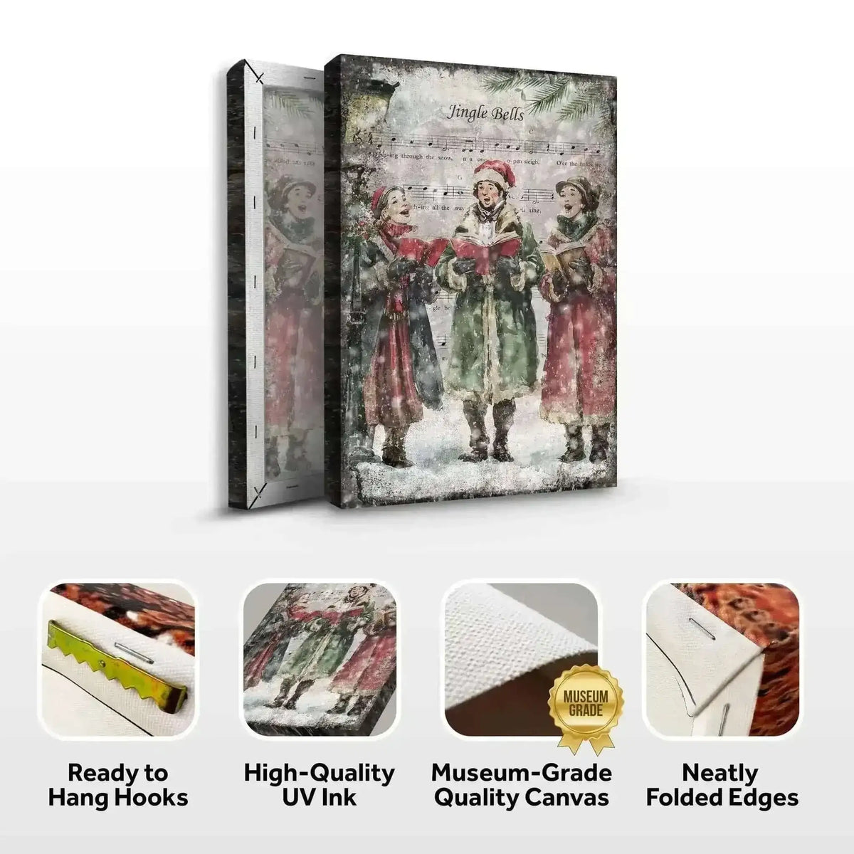 Vintage Christmas Carolers Wall Art II Cartsfy Inc.
