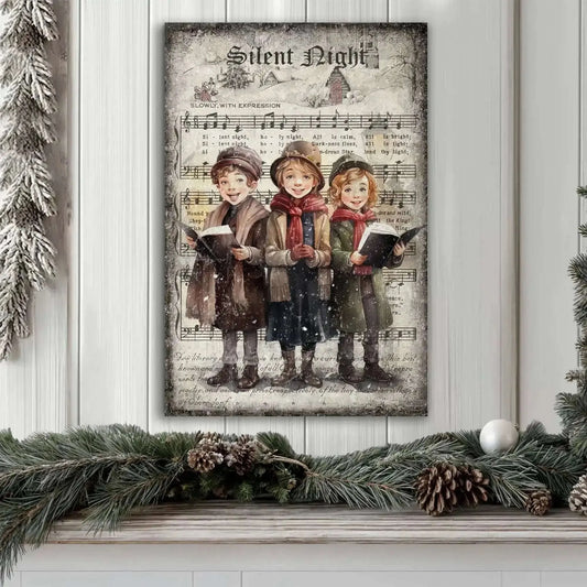Vintage Christmas Carolers Wall Art III Cartsfy Inc.