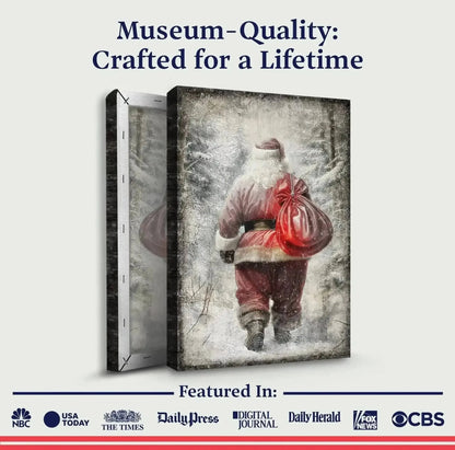 Vintage Christmas Santa Claus Wall Art III Cartsfy Inc.