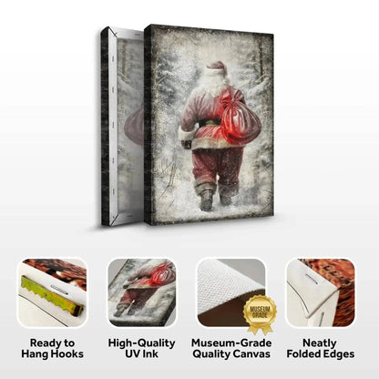 Vintage Christmas Santa Claus Wall Art III Cartsfy Inc.