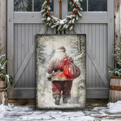 Vintage Christmas Santa Claus Wall Art III Cartsfy Inc.