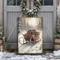 Vintage Christmas Sleigh Sled Wall Art IV Cartsfy Inc.