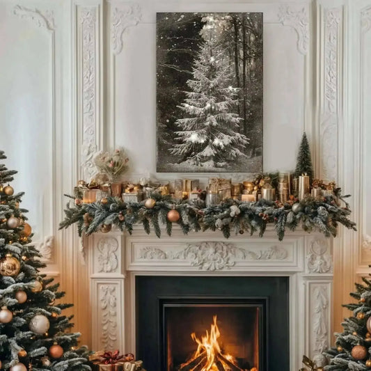 Vintage Christmas Tree Wall Art Cartsfy Inc.