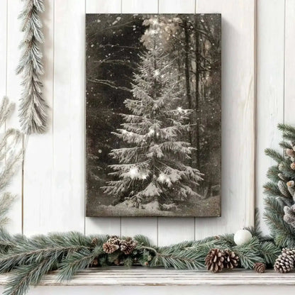 Vintage Christmas Tree Wall Art Cartsfy Inc.