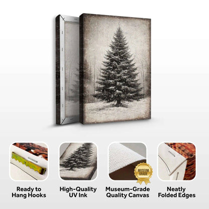 Vintage Christmas Tree Wall Art III Tailored Canvases 18x12 inch Medium Premium Gallery Wrapped 24x16 inch Large Premium Gallery Wrapped 36x24 inch Extra Large Premium Gallery Wrapped 18x12 inch Medium Premium Gallery Wrapped-24x16 inch Large Premium Gallery Wrapped-36x24 inch Extra Large Premium Gallery Wrapped-