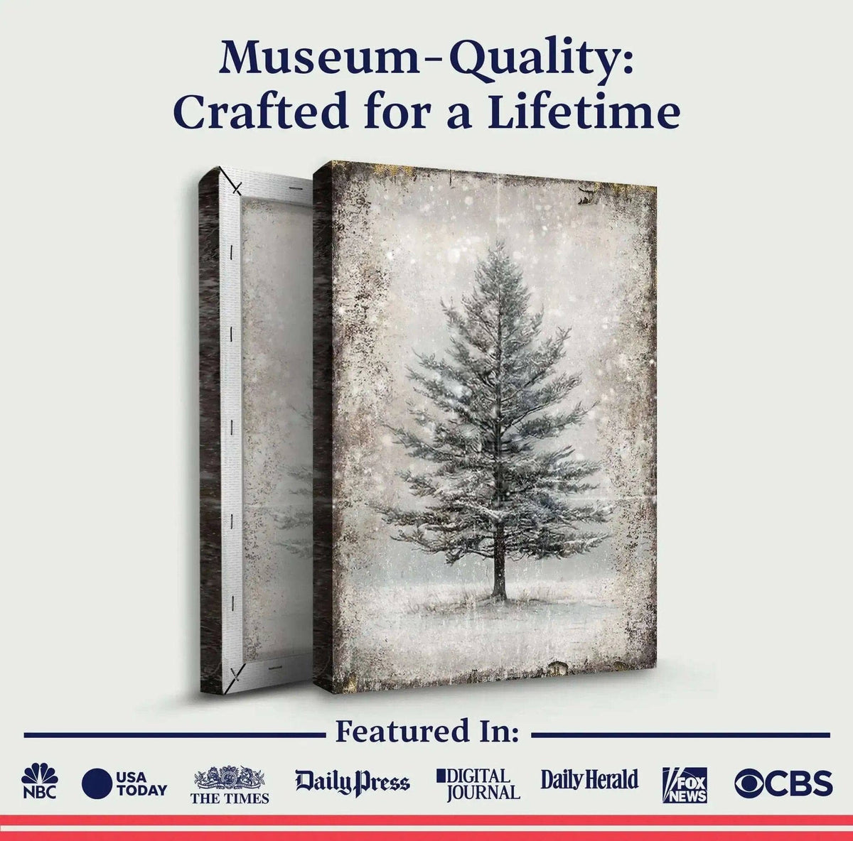 Vintage Christmas Tree Wall Art X Tailored Canvases 18x12 inch Medium Premium Gallery Wrapped 24x16 inch Large Premium Gallery Wrapped 36x24 inch Extra Large Premium Gallery Wrapped 18x12 inch Medium Premium Gallery Wrapped-24x16 inch Large Premium Gallery Wrapped-36x24 inch Extra Large Premium Gallery Wrapped-