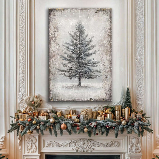 Vintage Christmas Tree Wall Art X Tailored Canvases 18x12 inch Medium Premium Gallery Wrapped 24x16 inch Large Premium Gallery Wrapped 36x24 inch Extra Large Premium Gallery Wrapped 18x12 inch Medium Premium Gallery Wrapped-24x16 inch Large Premium Gallery Wrapped-36x24 inch Extra Large Premium Gallery Wrapped-