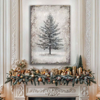 Vintage Christmas Tree Wall Art X Tailored Canvases 18x12 inch Medium Premium Gallery Wrapped 24x16 inch Large Premium Gallery Wrapped 36x24 inch Extra Large Premium Gallery Wrapped 18x12 inch Medium Premium Gallery Wrapped-24x16 inch Large Premium Gallery Wrapped-36x24 inch Extra Large Premium Gallery Wrapped-