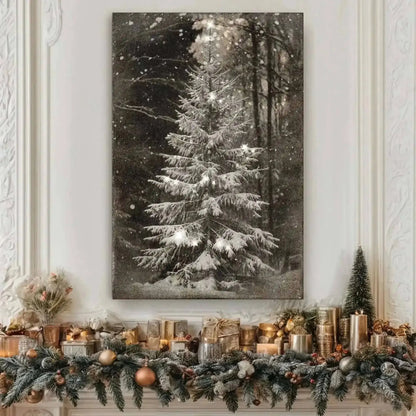 Vintage Christmas Tree Wall Art Cartsfy Inc.