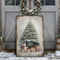 Vintage Christmas Tree With Gifts Wall Art II Cartsfy Inc.
