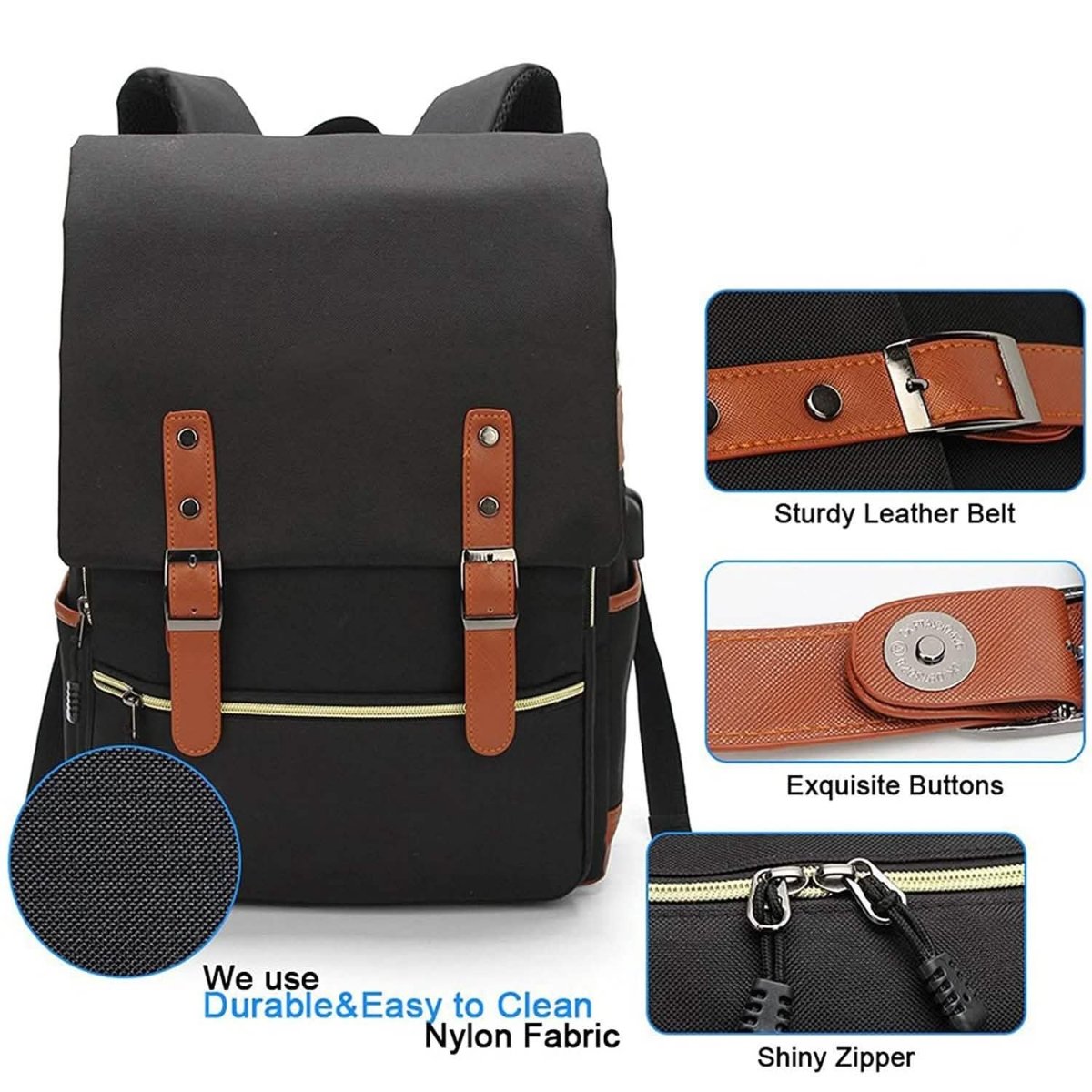 Vintage Laptop Backpack - Cartsfy Inc.
