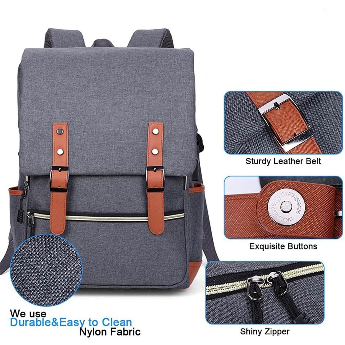 Vintage Laptop Backpack - Cartsfy Inc.
