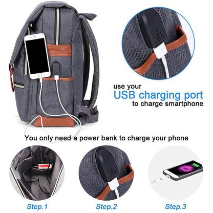 Vintage Laptop Backpack - Cartsfy Inc.