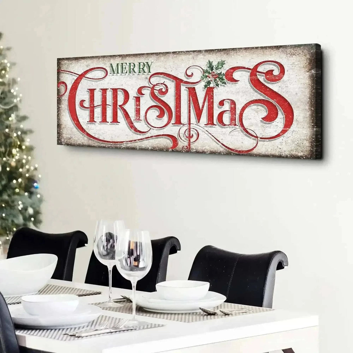 Vintage Merry Christmas Sign III Cartsfy Inc.