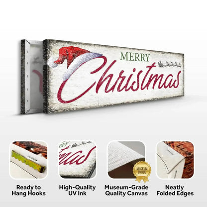 Vintage Merry Christmas Sign IV Cartsfy Inc.