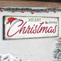 Vintage Merry Christmas Sign IV
