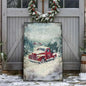 Vintage Truck With Christmas Tree Wall Art II Cartsfy Inc.