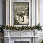 Vintage Winter Deer Christmas Wall Art II Cartsfy Inc.
