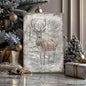 Vintage Winter Deer Christmas Wall Art III Tailored Canvases 18x12 inch Medium Premium Gallery Wrapped 24x16 inch Large Premium Gallery Wrapped 36x24 inch Extra Large Premium Gallery Wrapped 18x12 inch Medium Premium Gallery Wrapped-24x16 inch Large Premium Gallery Wrapped-36x24 inch Extra Large Premium Gallery Wrapped-