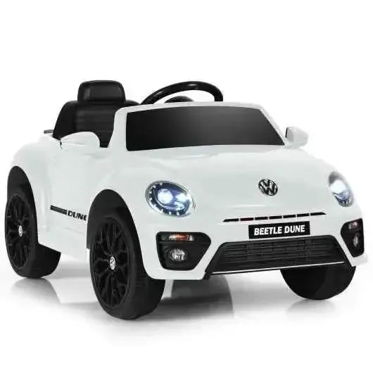 Volkswagen Beetle Kids Electric Ride On Car with Remote Control-White VYSN Default Title Default Title-