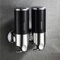 Wall Mounted Bathroom Shower Pump Dispenser DailySale Black / 2 Chamber Black / 3 Chamber Gold / 2 Chamber Black / 2 Chamber-Black / 3 Chamber-Gold / 2 Chamber-Gold / 3 Chamber-Silver / 2 Chamber-Silver / 3 Chamber-White / 2 Chamber-White / 3 Chamber-