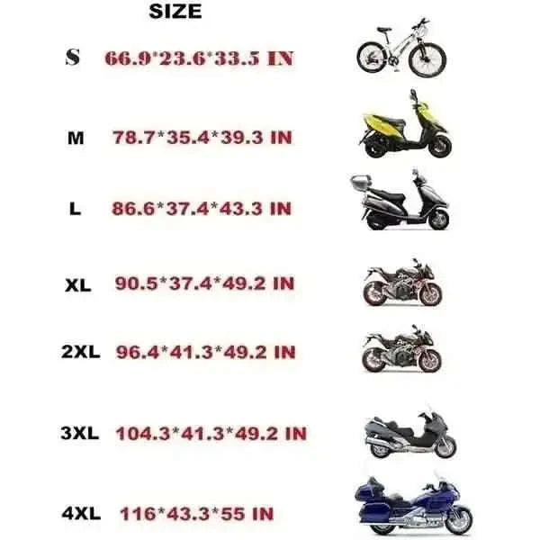 Waterproof Dustproof Motorcycle Bicycle Bike Cover Cartsfy Inc.